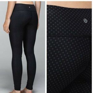 Lululemon Black Polka Dot Leggings Size 4